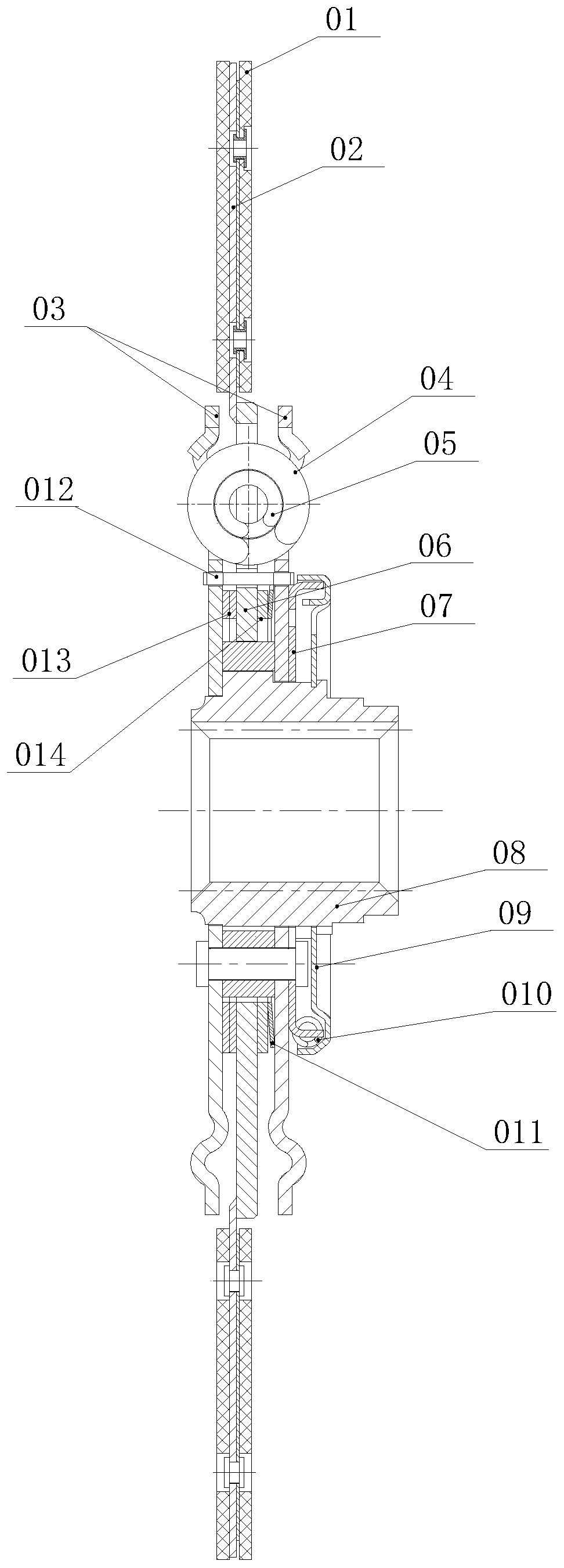 A driven disk assembly of torsional shock absorber without coil spring based on torsional vibration damping belt