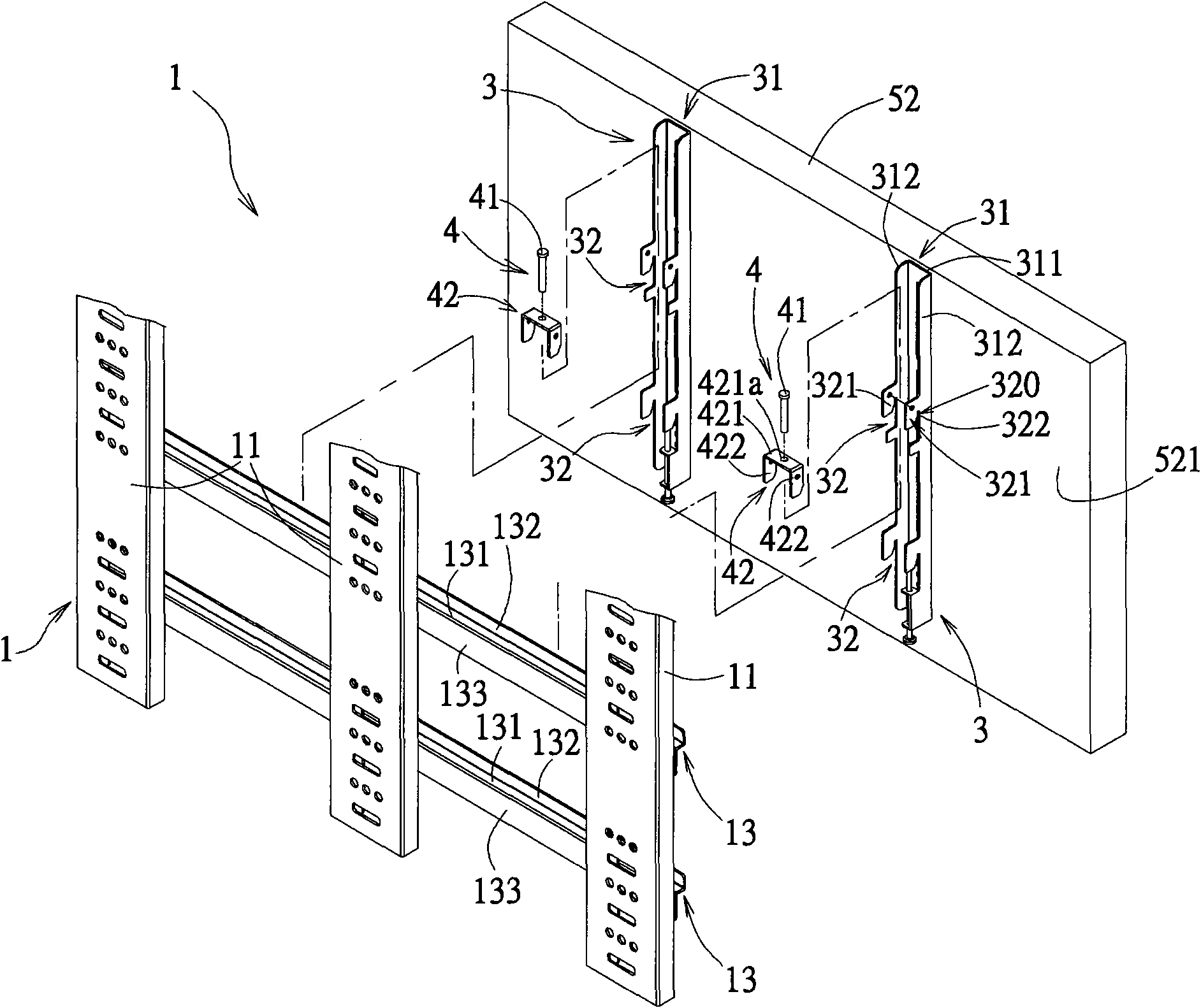 Display rack device