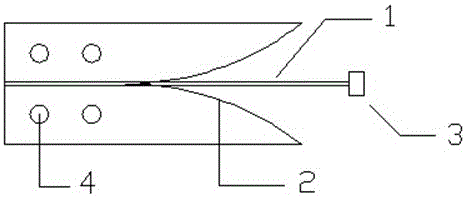 Energy collecting device of nonlinear spring