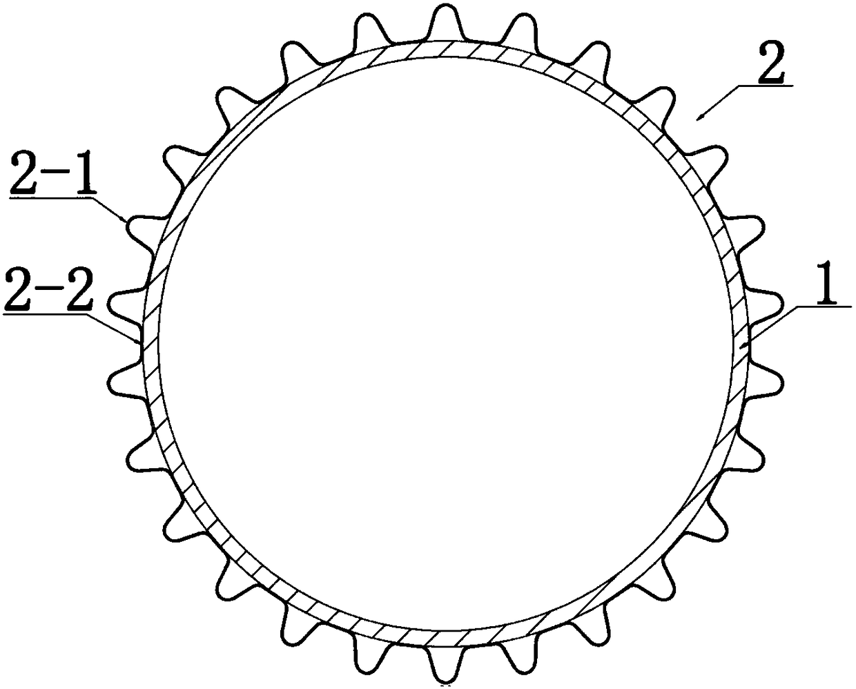 A kind of wave roll and wave roll processing method