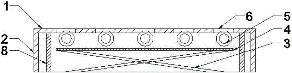 Conveying platform with lifting structure