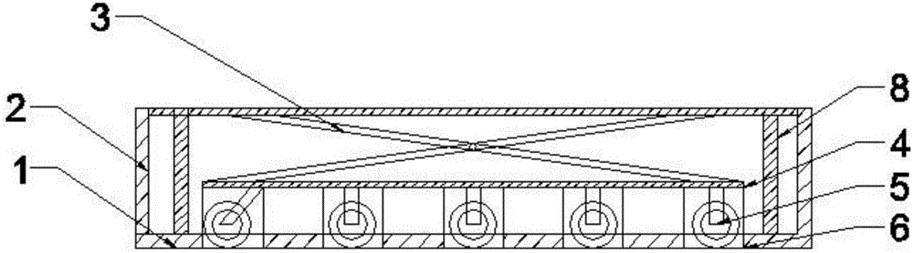 Conveying platform with lifting structure