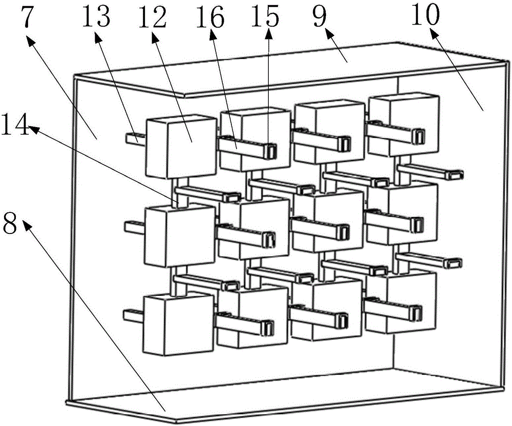 Anti-collision electrical cabinet based on integral framework