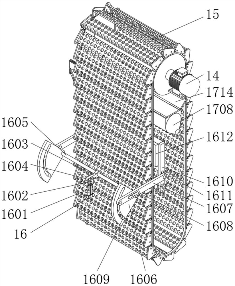 A decontamination system with an internal inflow ultra-fine grid and its application method