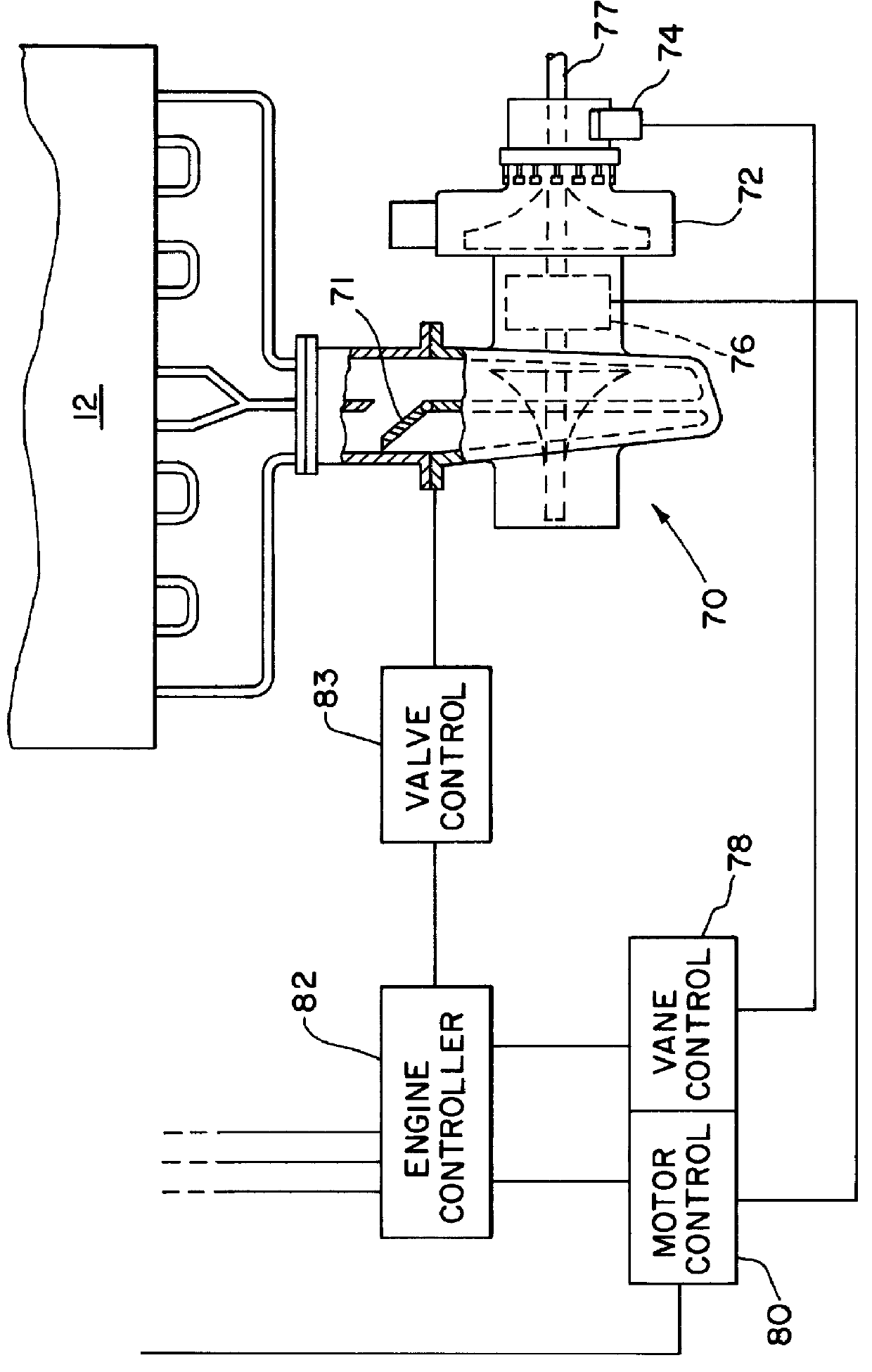 Motor-assisted variable geometry turbocharging system