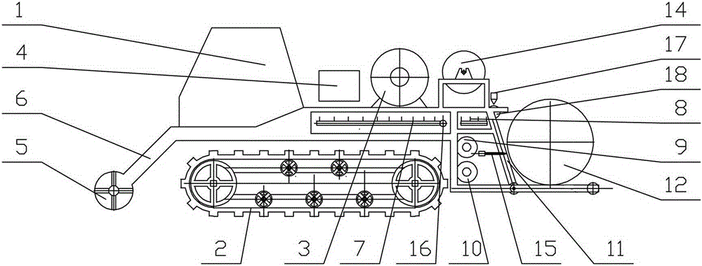 Vehicle-mounted numerical control grass curtain machine and its weaving method