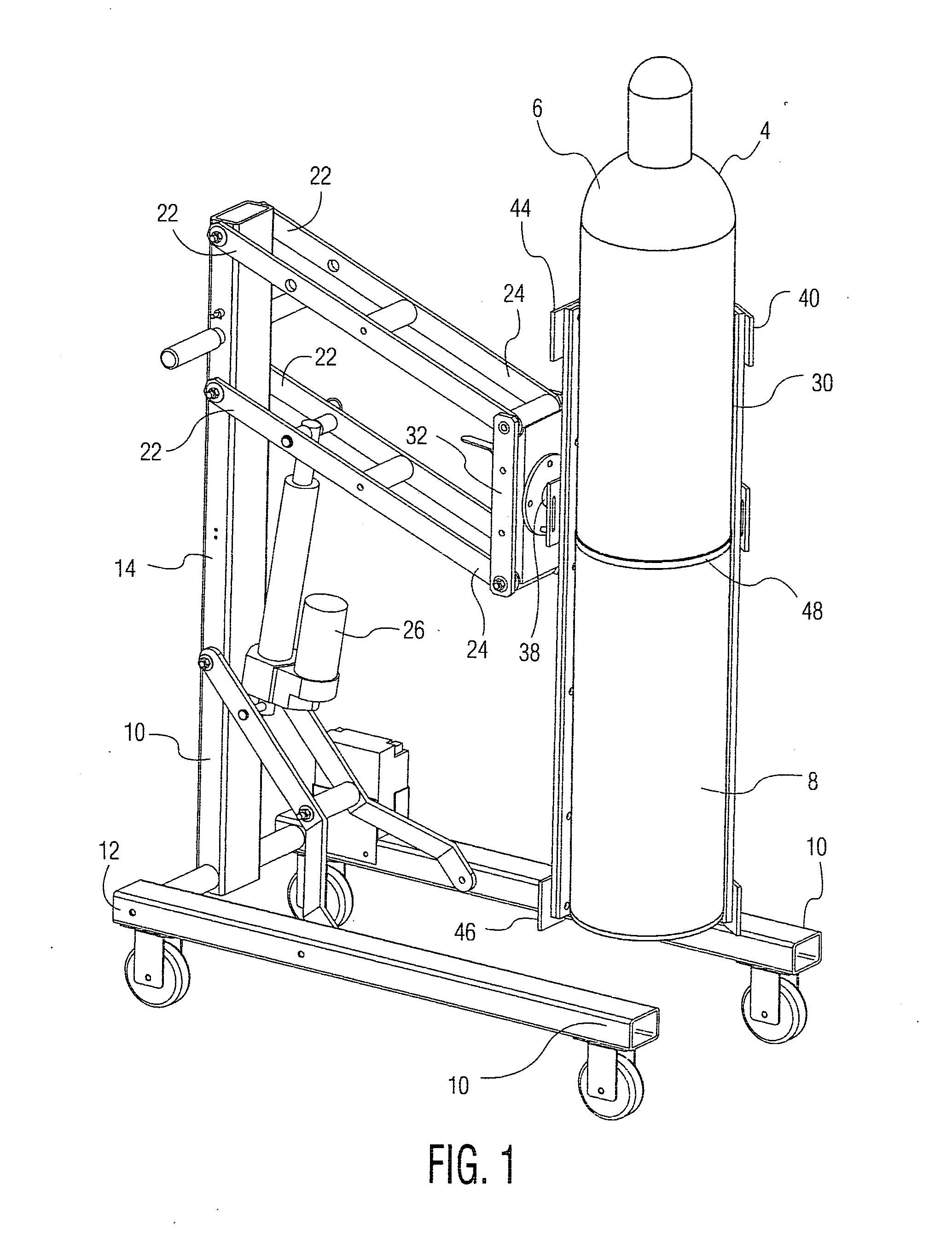 Tank Handling Apparatus for use Lifting, Supporting and Manipulating Cylindrical Tanks