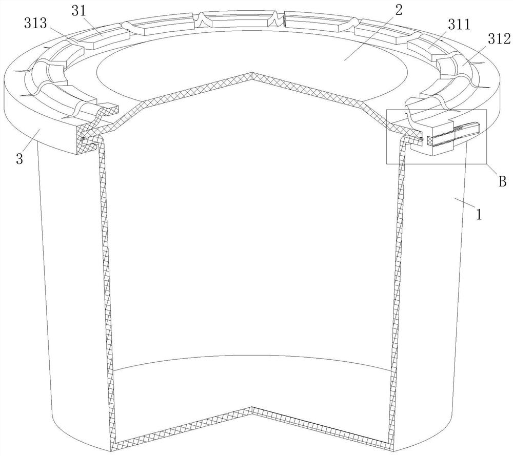 Leakage-proof disposable plastic lunch box