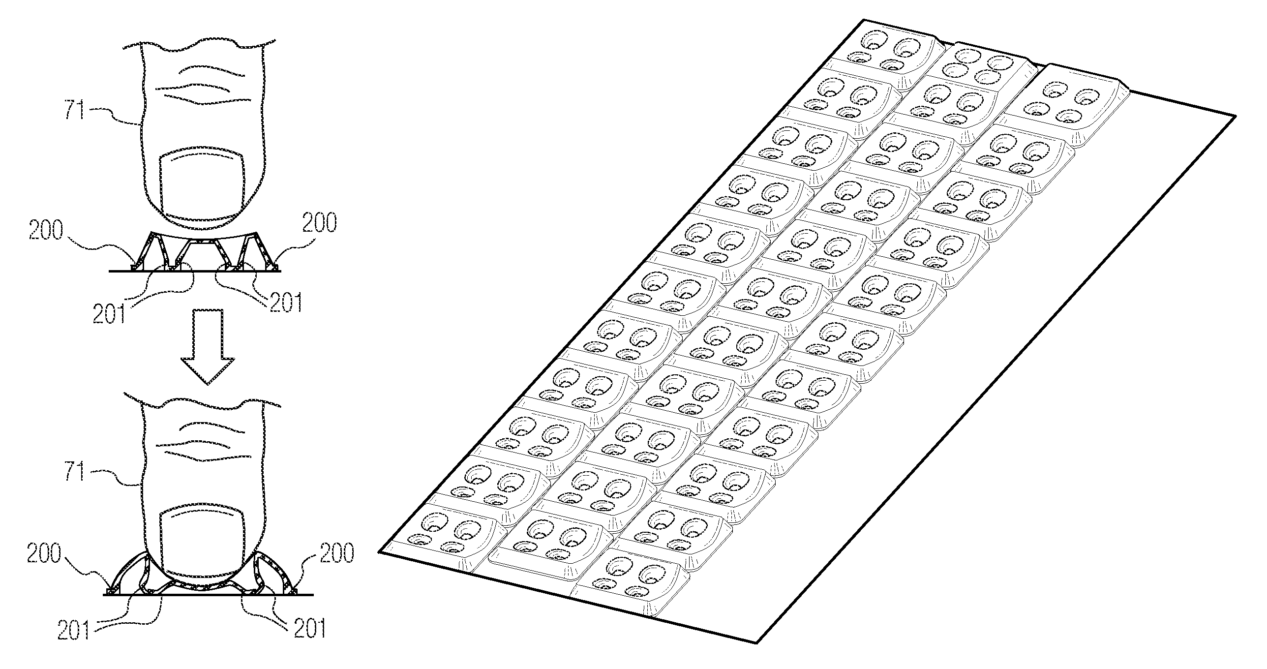 Keyboard overlay for optimal touch typing on a proximity-based touch screen