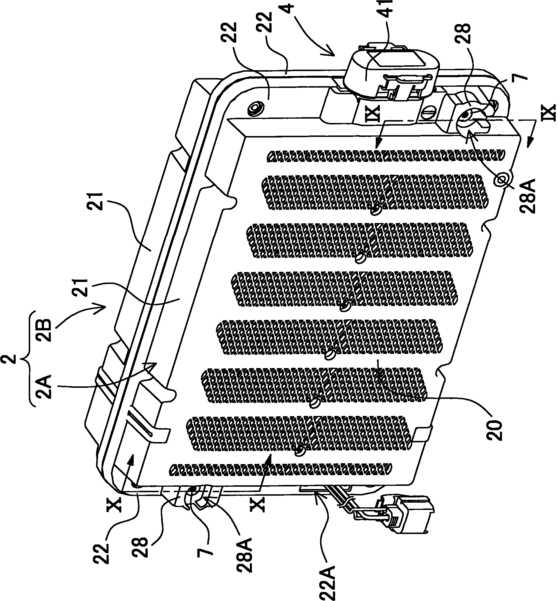 Water-tight battery system
