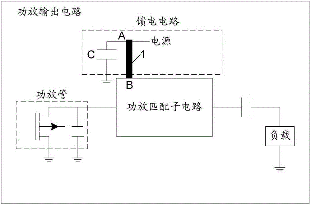Circuit for reducing memory effect of radio-frequency power amplifier, output circuit of radio-frequency power amplifier, and radio-frequency power amplifier