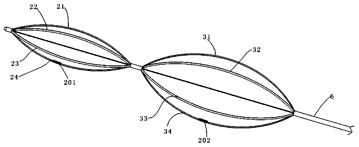 Multi-pole ablation device