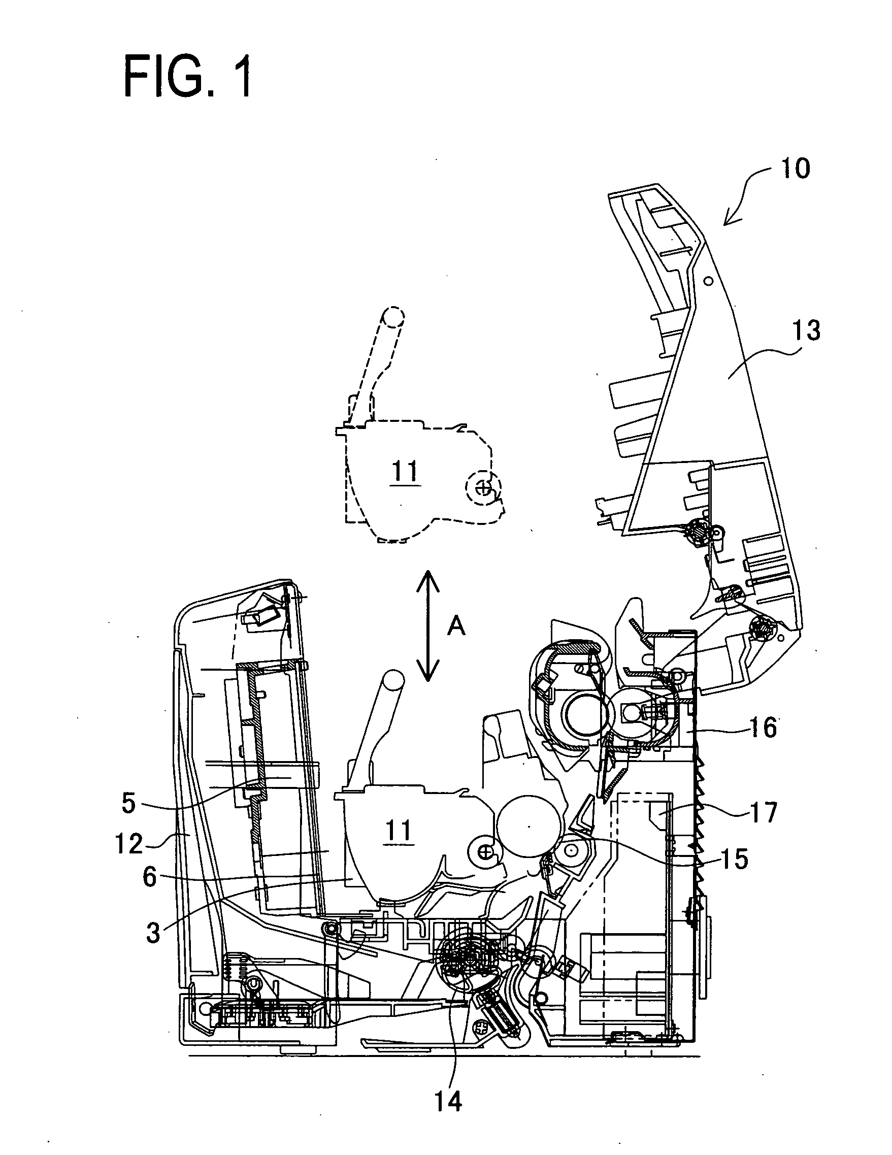 Consumable cartridge for image forming apparatus and image forming apparatus