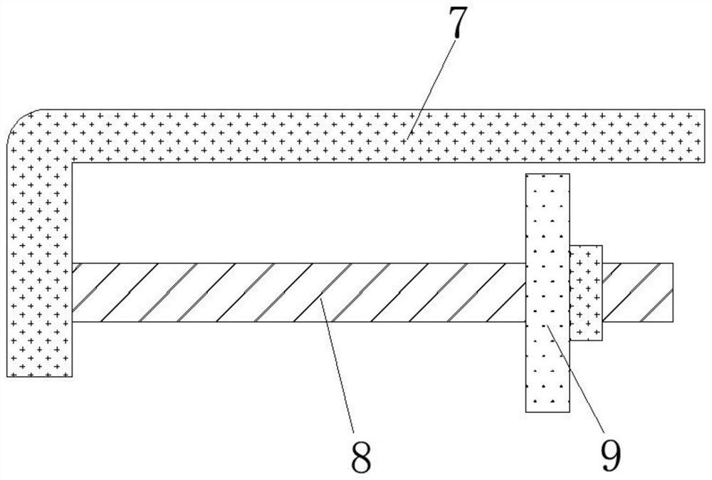 Embossing device used for non-woven fabric processing and convenient for mold replacement