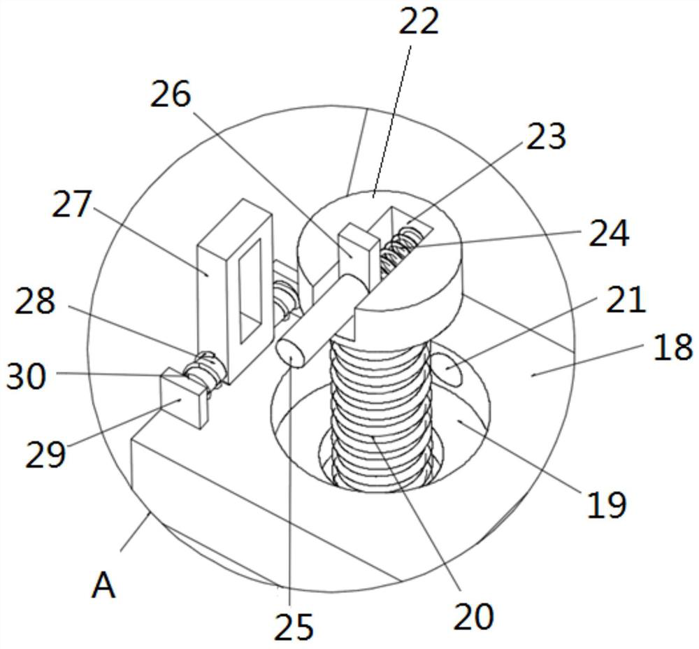 Fastening device and barrier plate with same