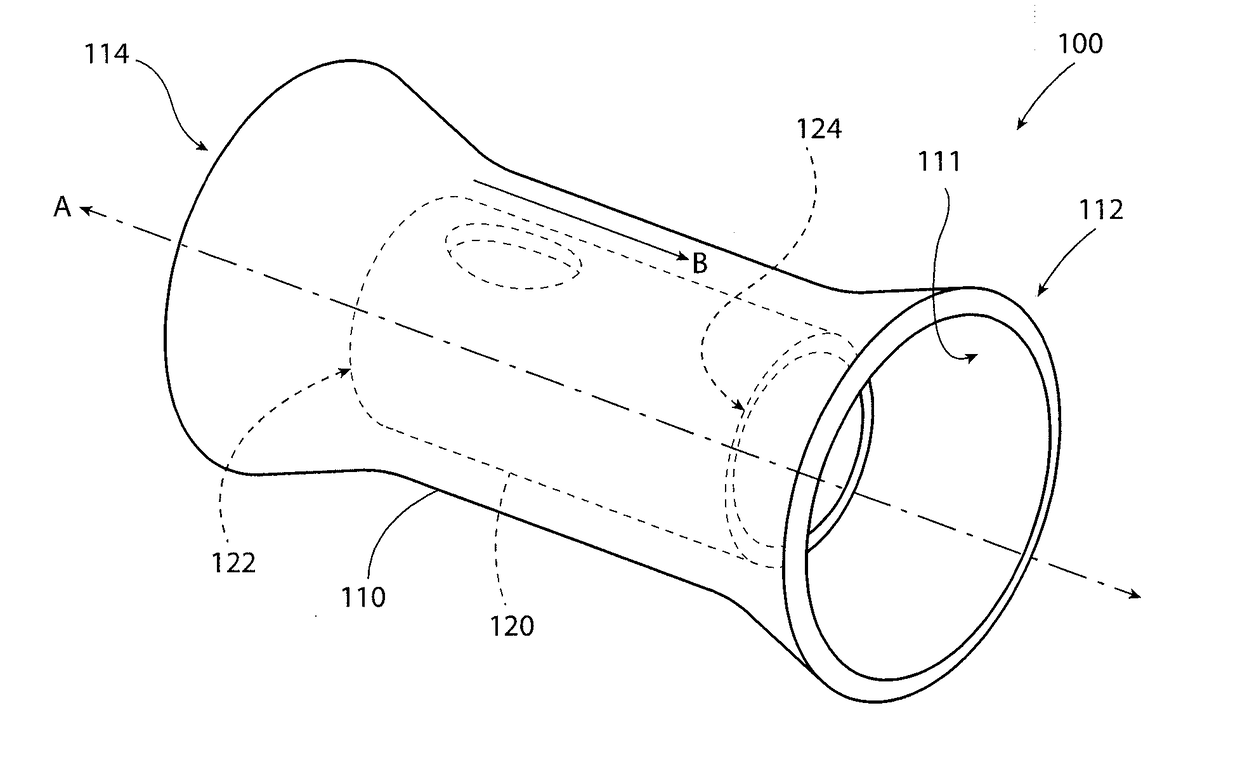 Intravascular device for hemiarch repair and associated method