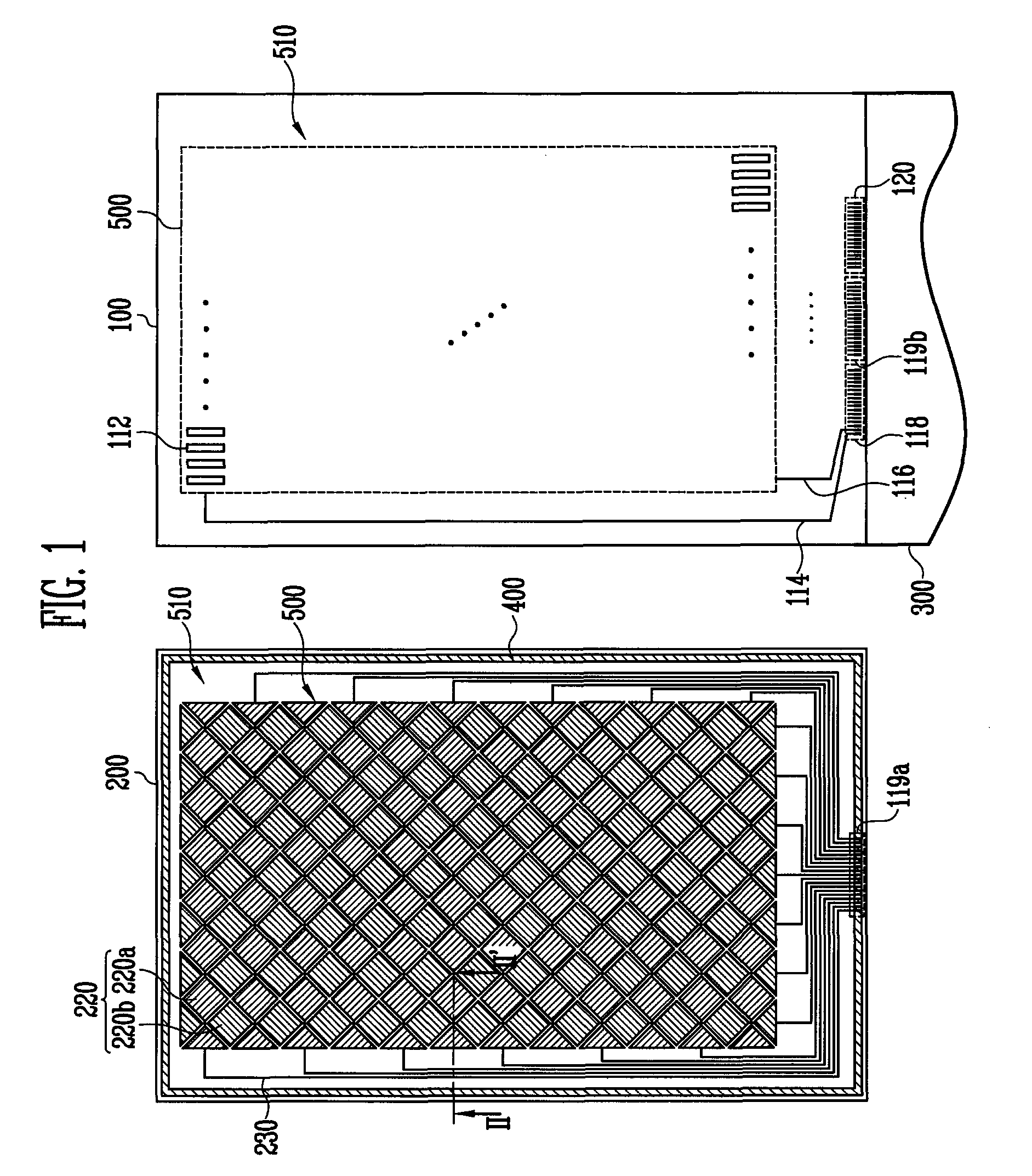 Display device having touch screen sensing function