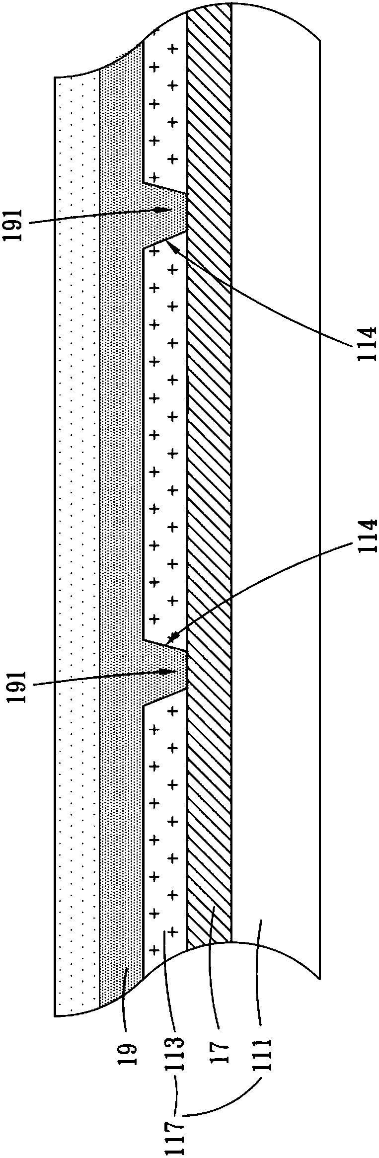 Display screen structure