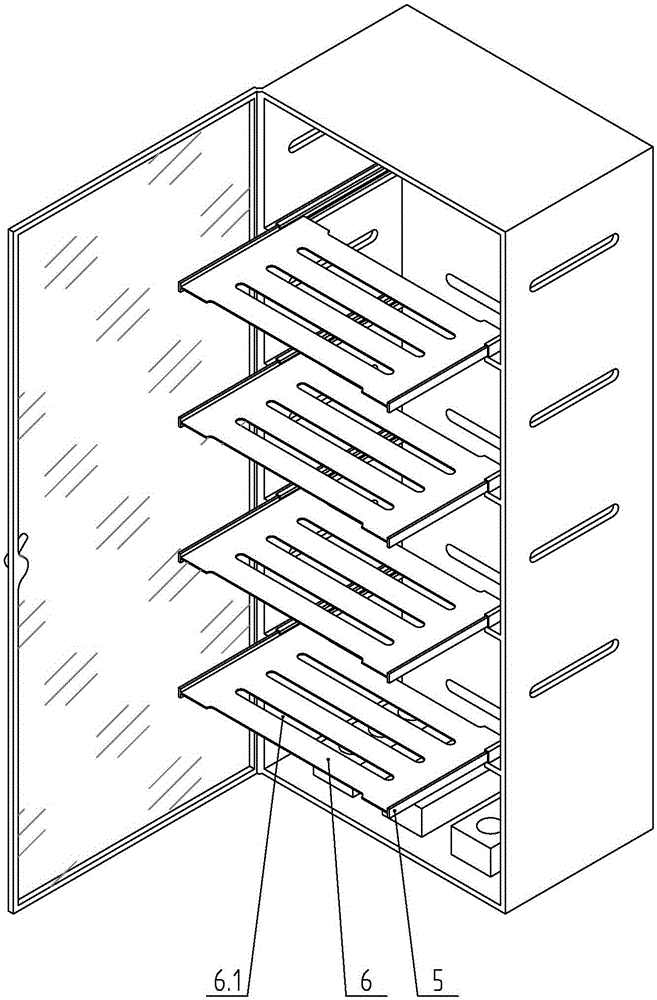 Server cabinet with good thermal dissipation