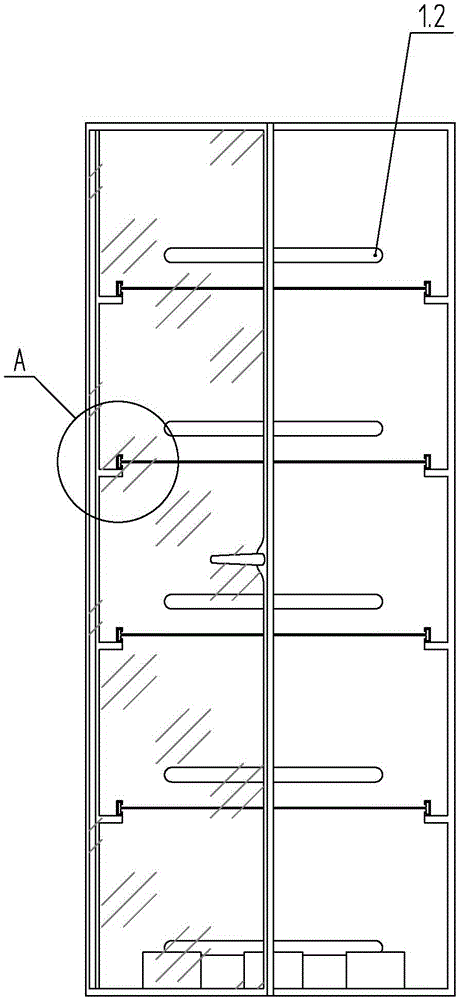 Server cabinet with good thermal dissipation