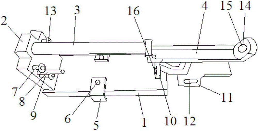 Detection tool for detecting machining size of left-center-right support