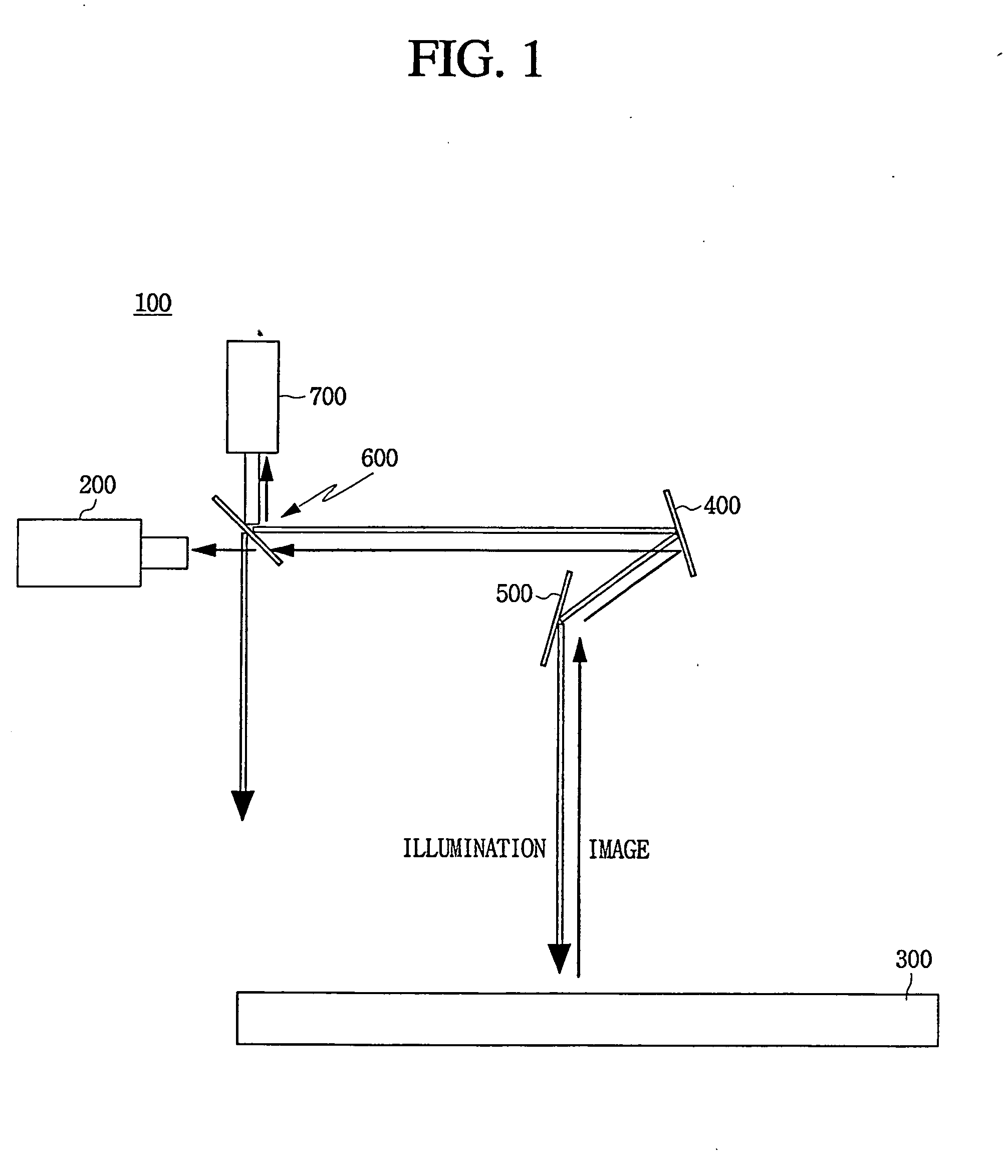 Vision inspection apparatus using a full reflection mirror