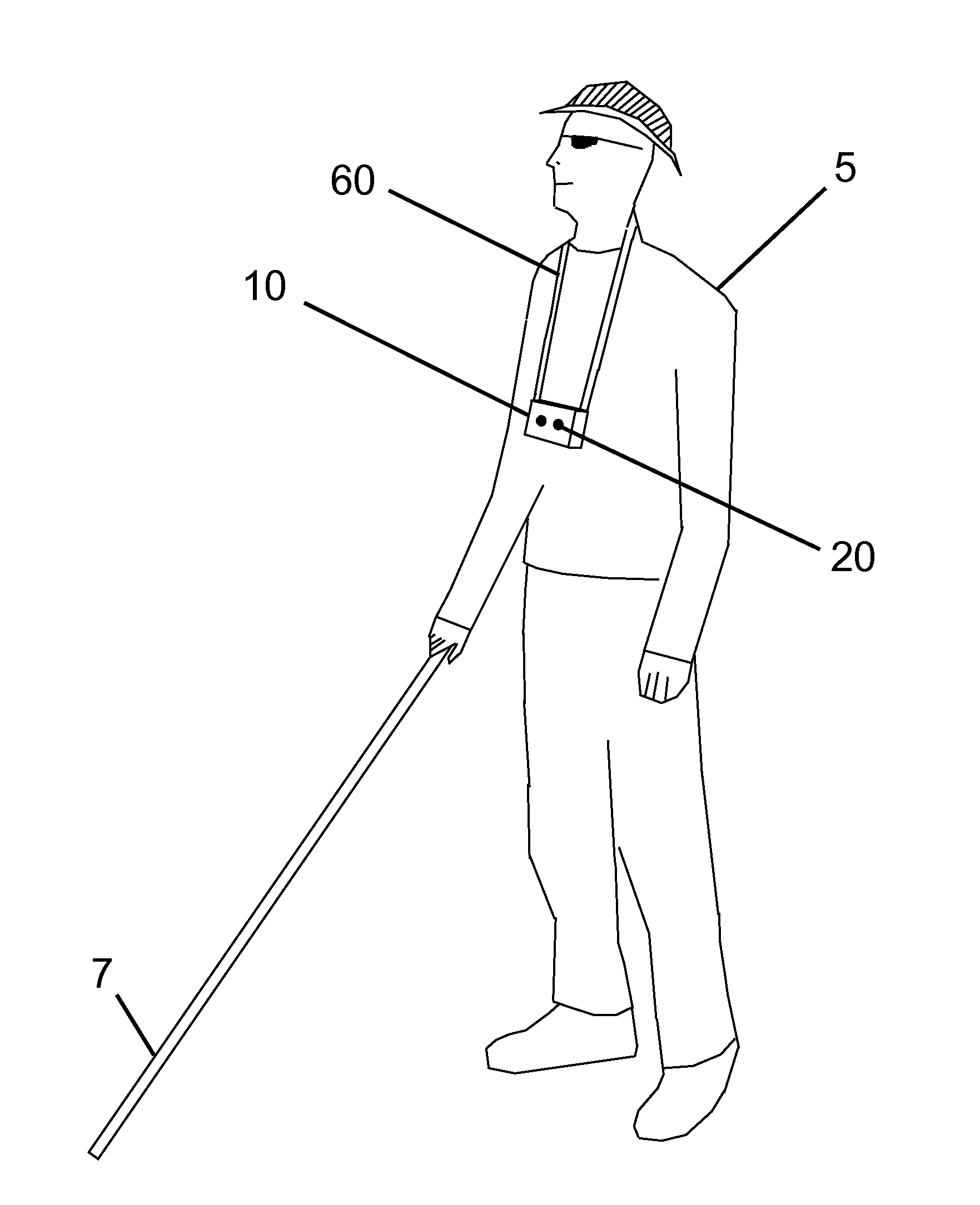 System And Method For Alerting Visually Impaired Users Of Nearby Objects