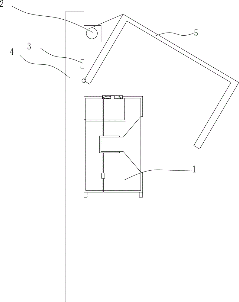 Broadcast terminal with protective device