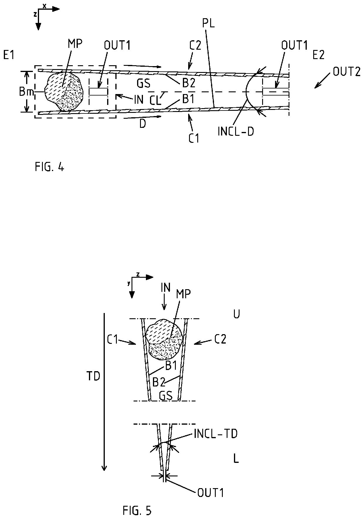 Apparatus and method for comminuting of material