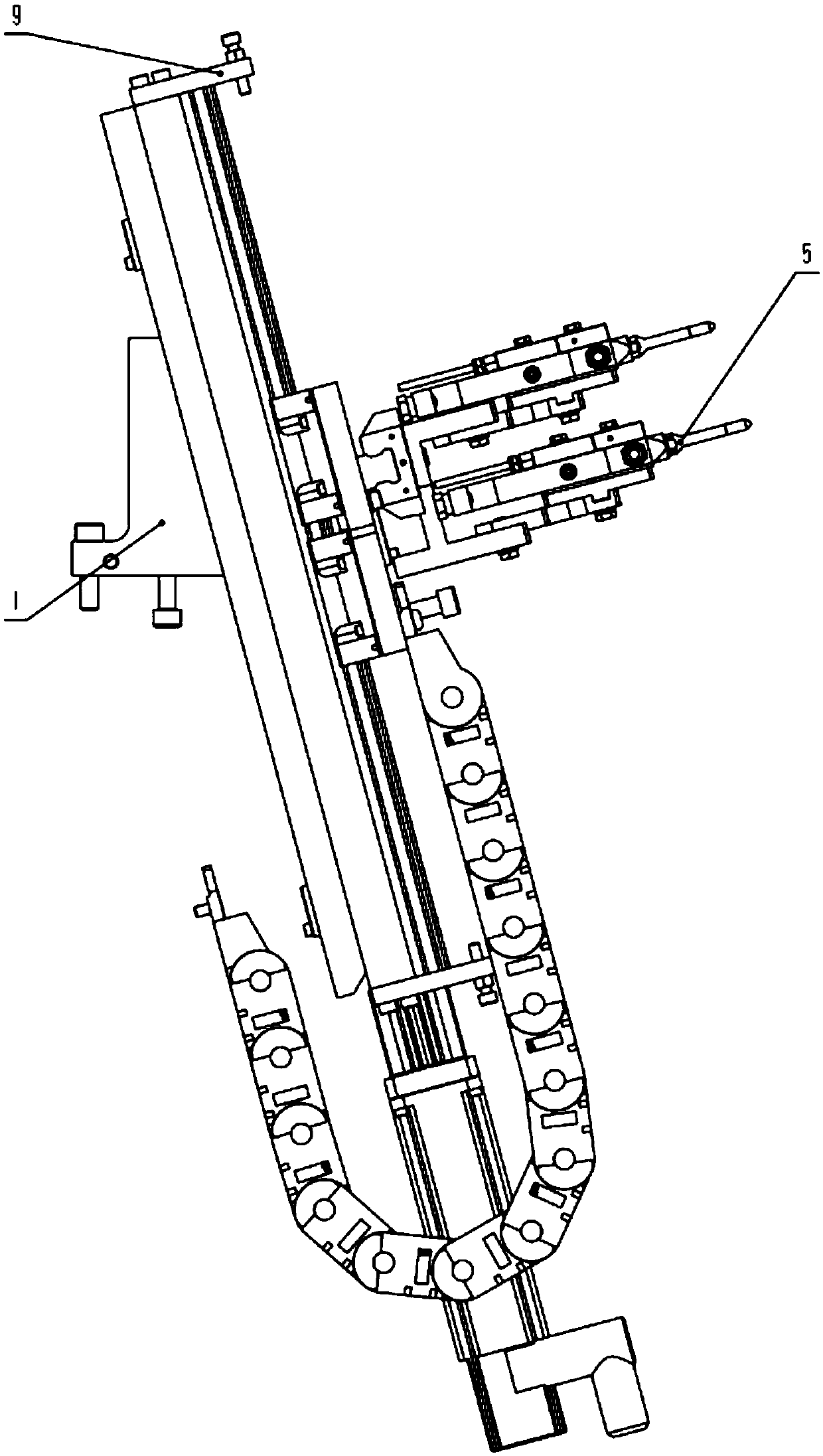 Oiling mechanism for brake caliper bracket