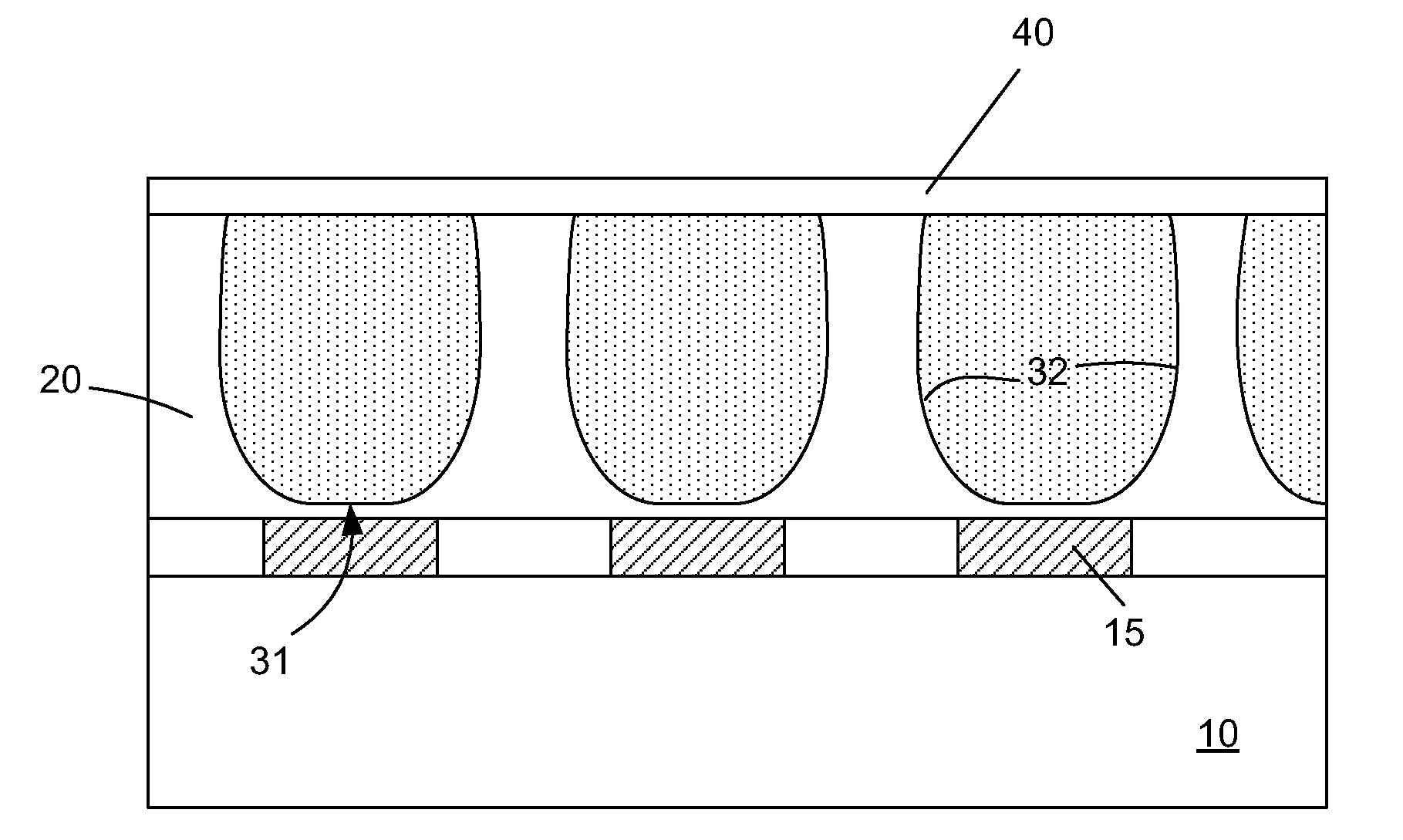 Method and system of embedded microlens