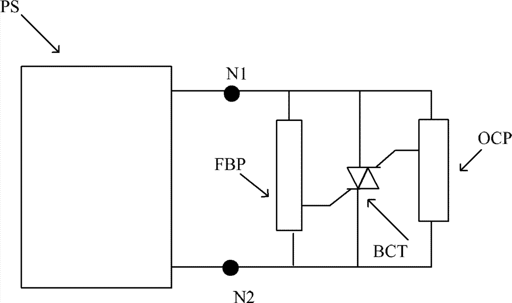 Protection circuit of converter power component