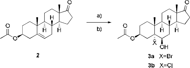 Method for preparing compound 6beta, 19beta-epoxy-4-androstene-3, 17-diketone