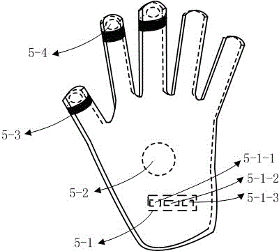 Pressure sensing data glove based on machine vision and gripping process judgment method thereof