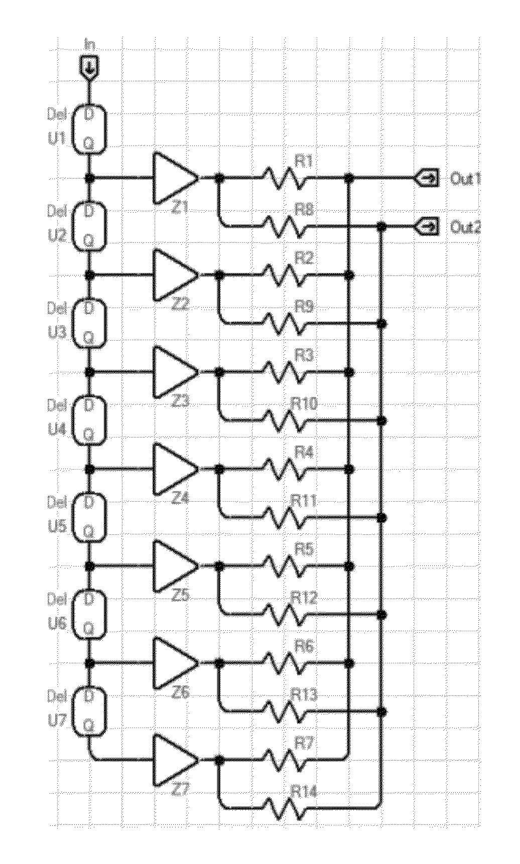 Finite Impulse Response Filter For Producing Outputs Having Different Phases