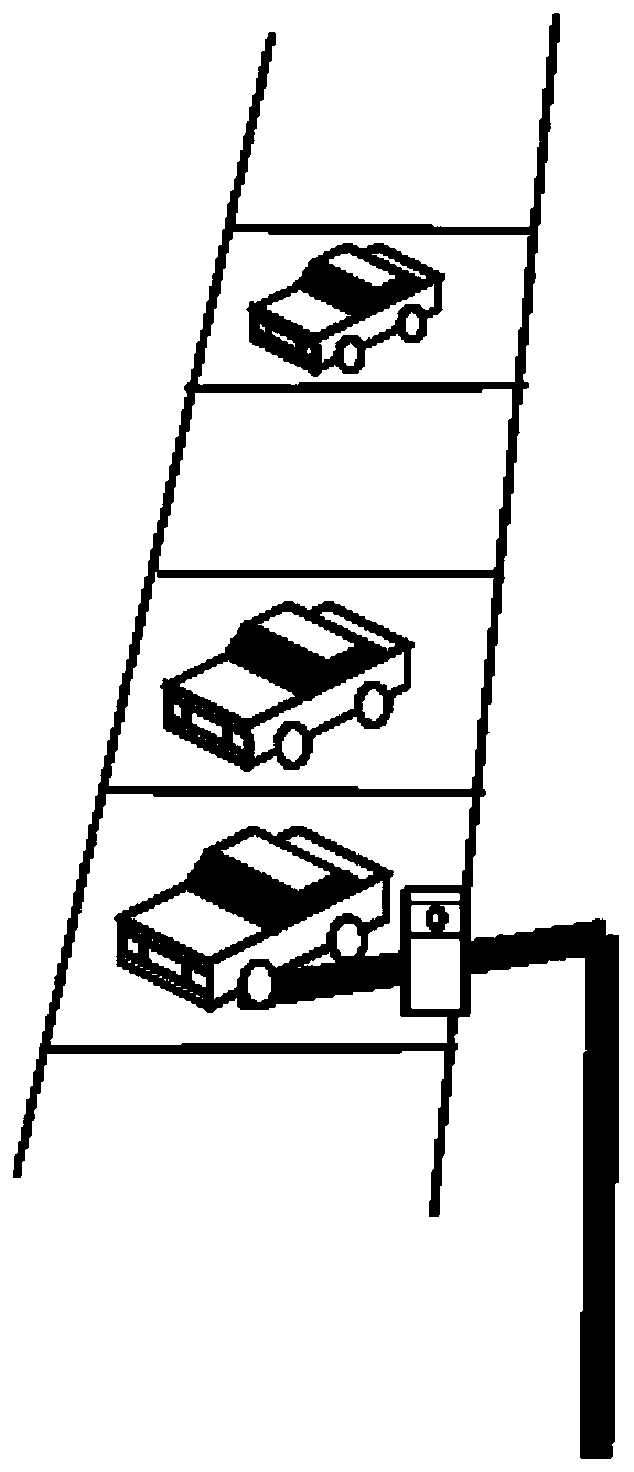 Method and device for identifying roadside parking behaviors based on video frames