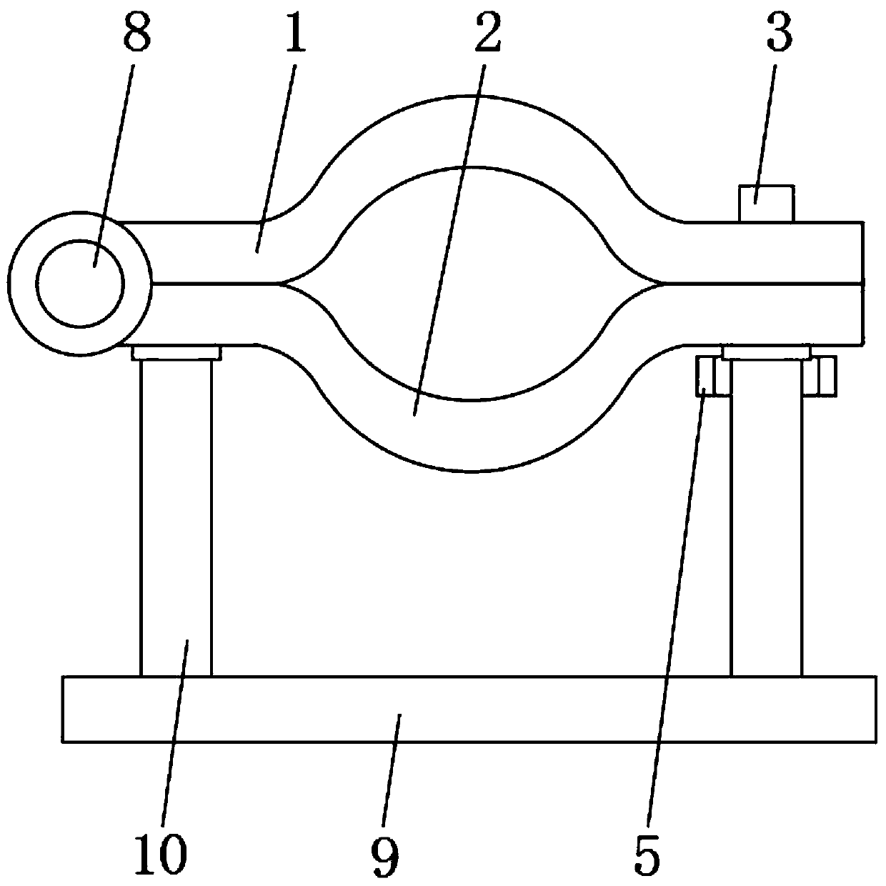 Welding tool and method for copper woven belt and copper lead
