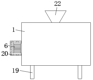 Screening device for noon tea