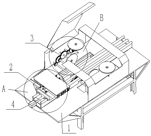 Positioning and cutting device for fin of fin-type cooler