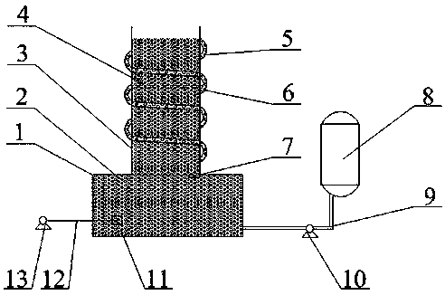 Tungsten salt composite photocatalytic suspension cascade biomembrane reaction device