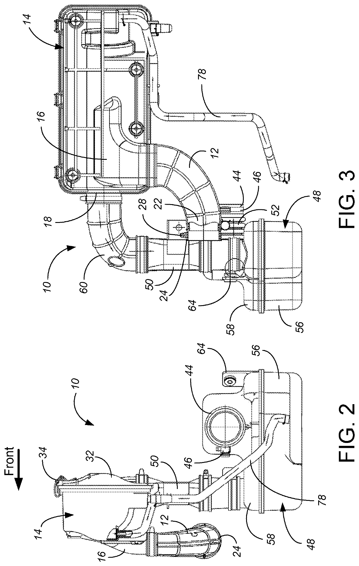 Air Intake System For Off Road Vehicle