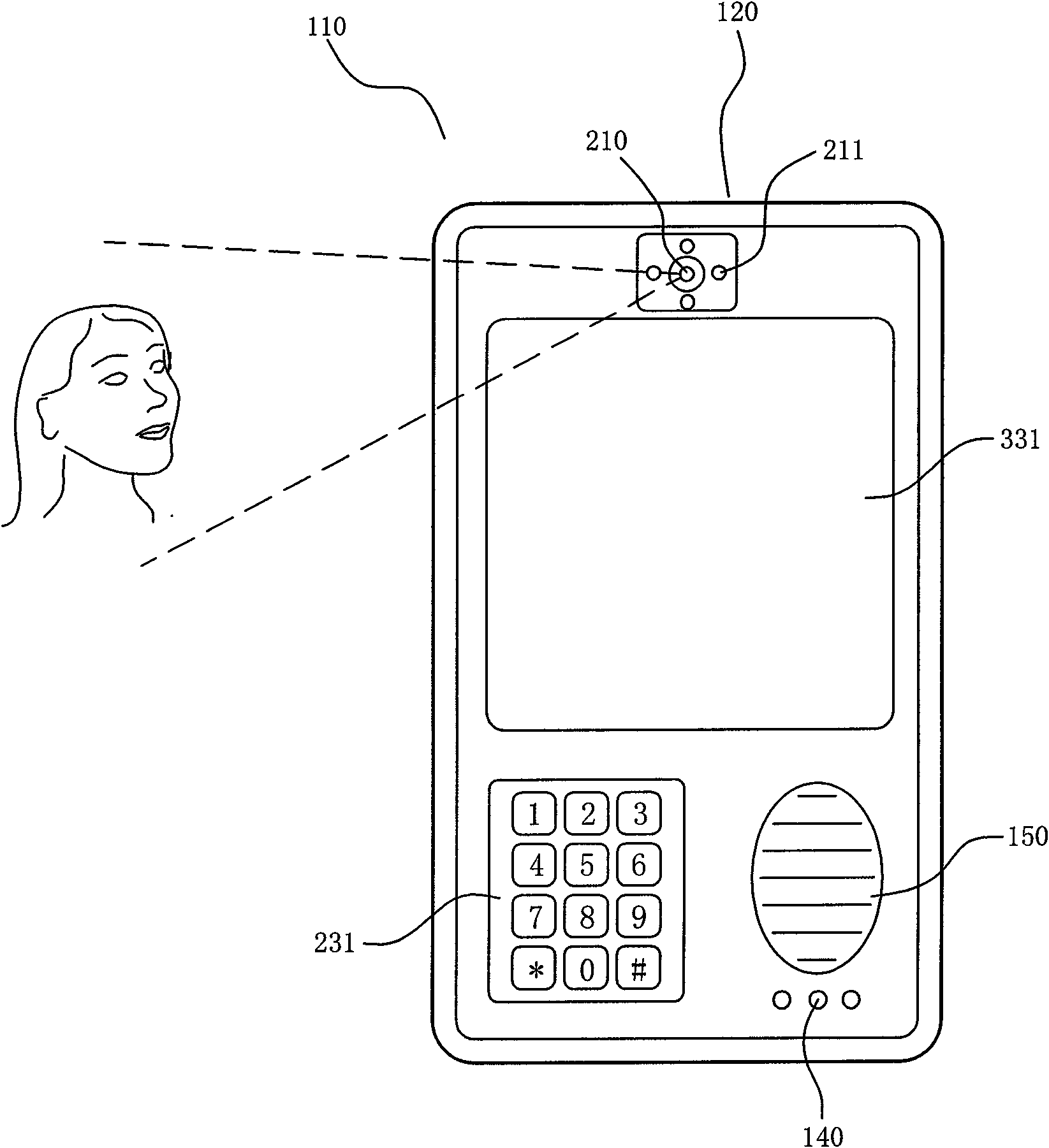 Multifunctional visual doorbell system and implementation method thereof