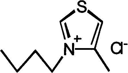 Thiazole amino acid salt type ionic liquid and preparation method thereof