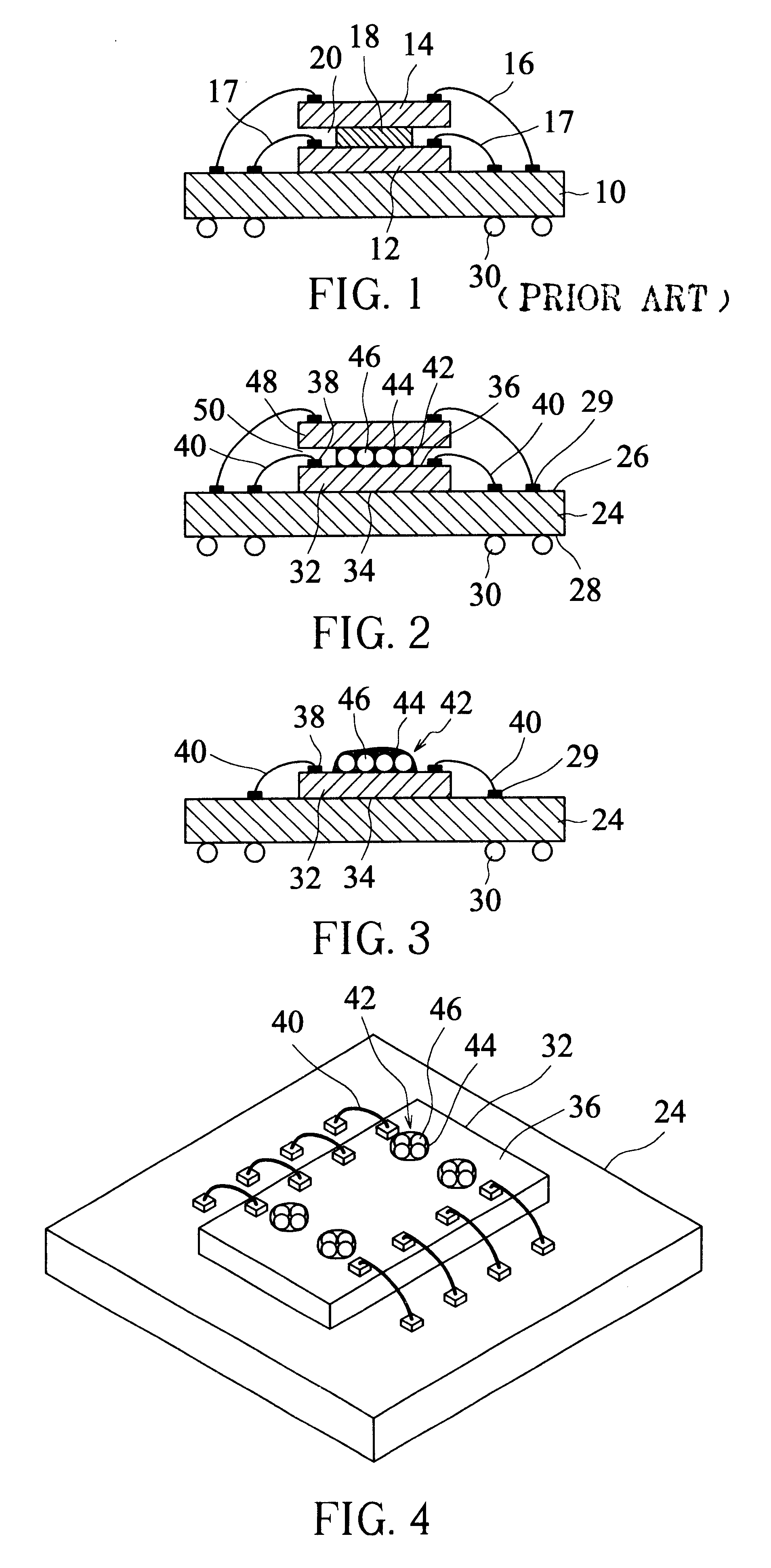 Structure of stacked integrated circuits