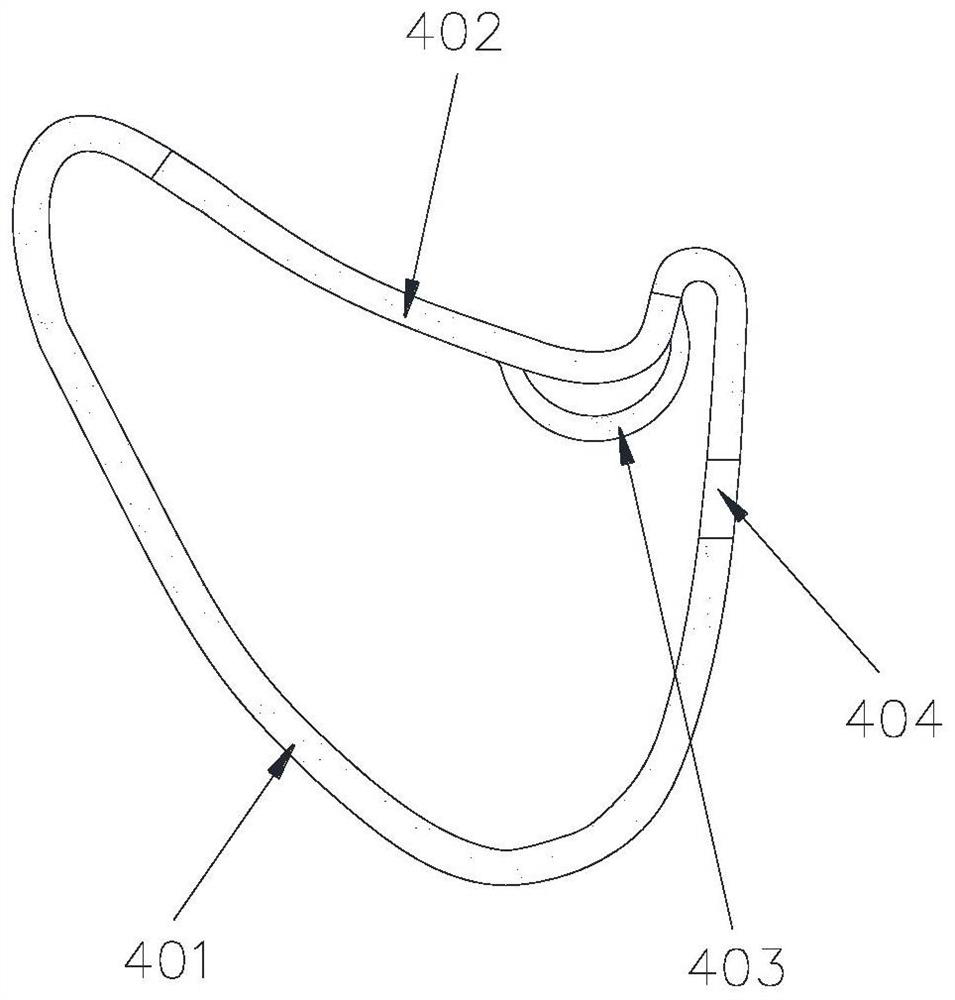 Automobile sealing strip assembly with self-pressing function