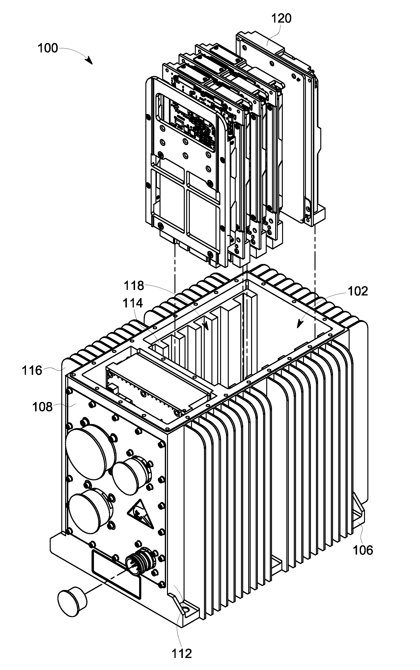 Electronics chassis and method of fabricating the same