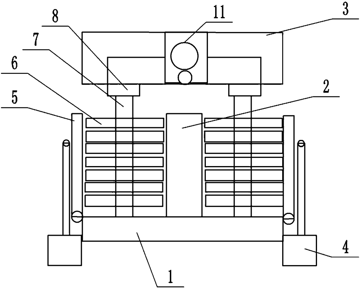 Solar photovoltaic panel grinding device