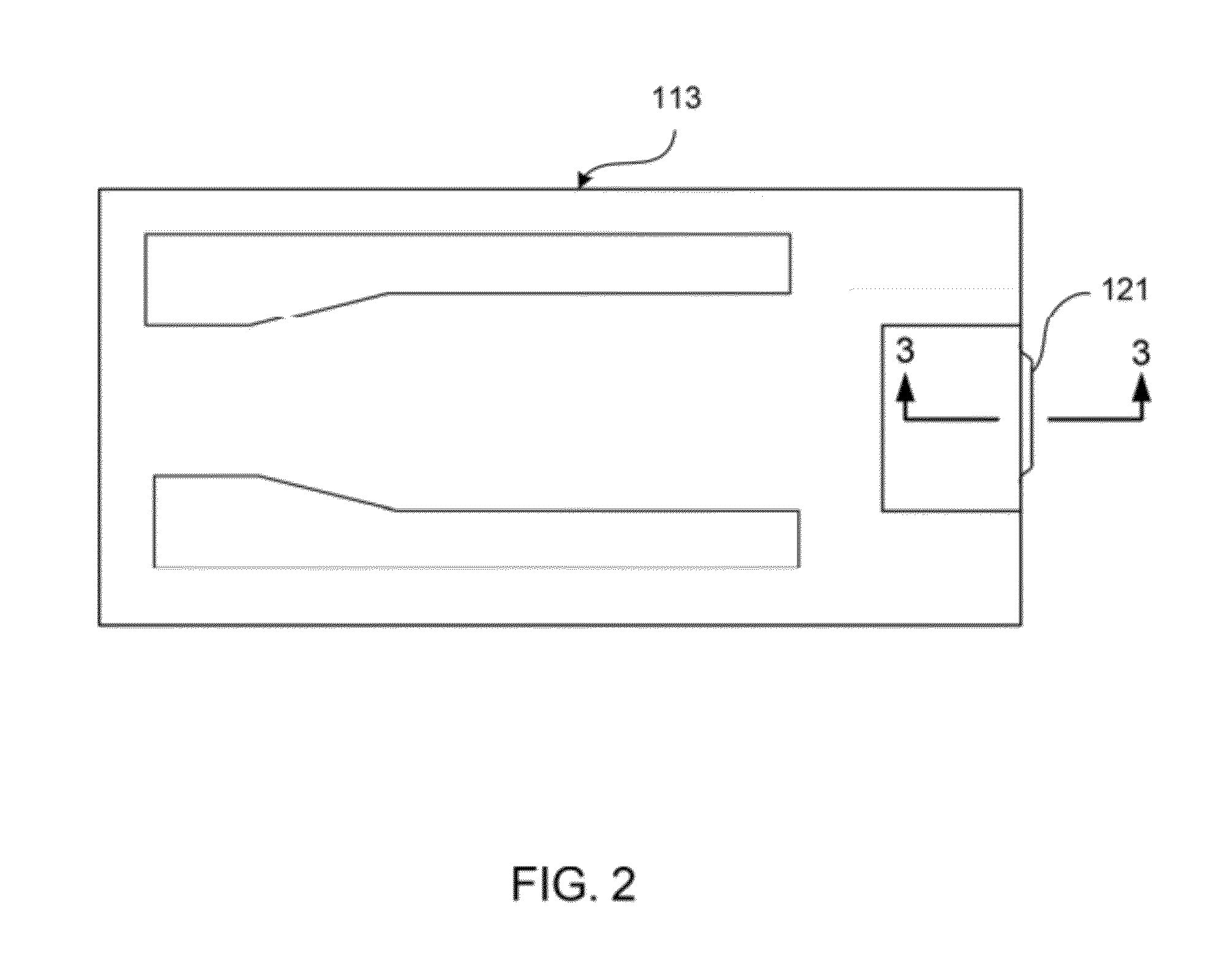 Thermal fly height control magnetic recording head having a novel heating element geometry