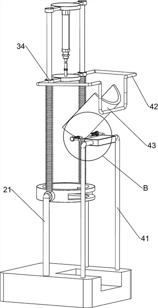 Household dry wood convenient splitting device