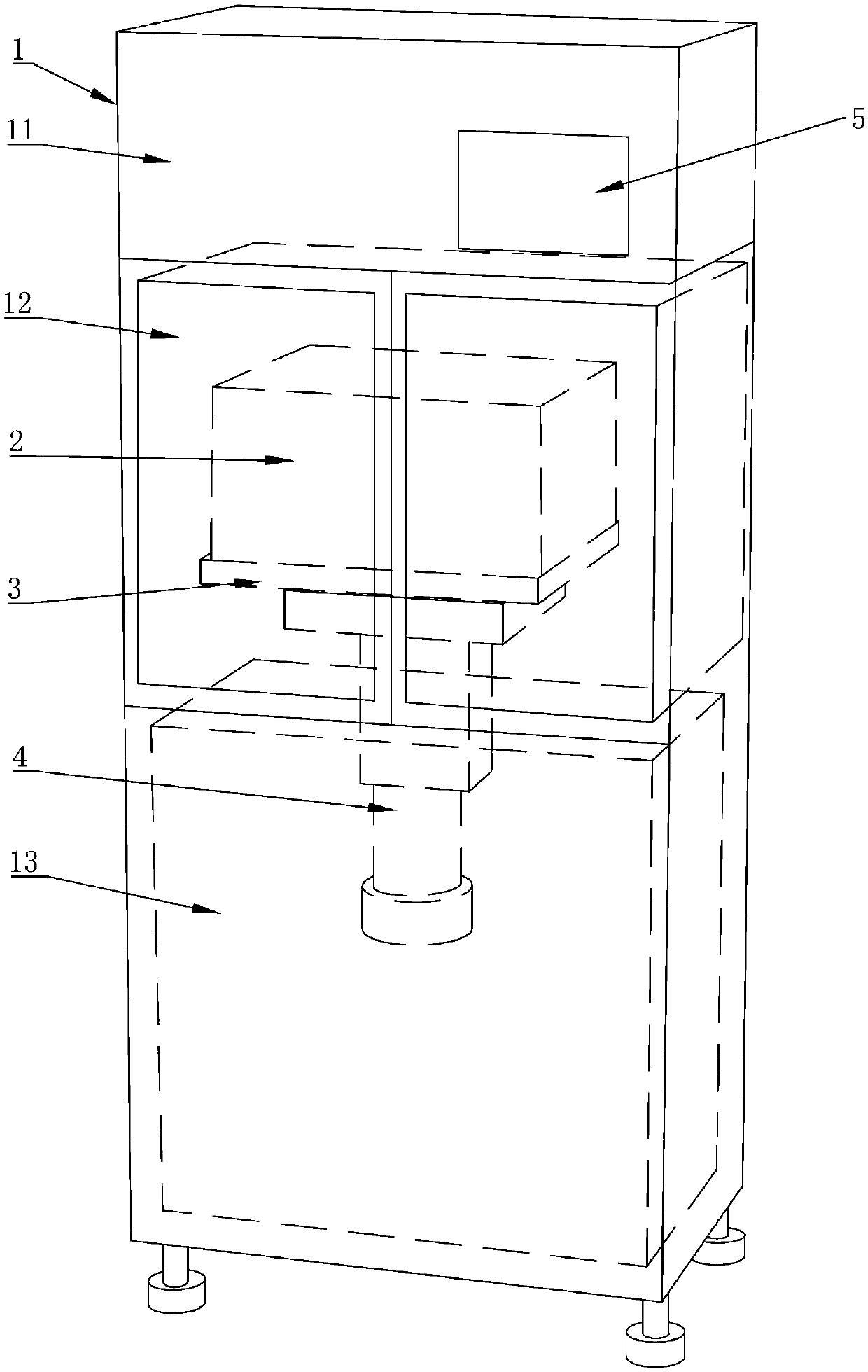 Cell collection shaking table and cell collection method